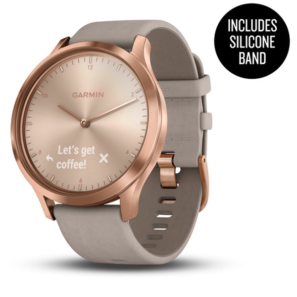 garmin vivomove black and rose gold