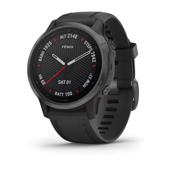 Garmin fenix 6S Sapphire Carbon Grey DLC-Black Band