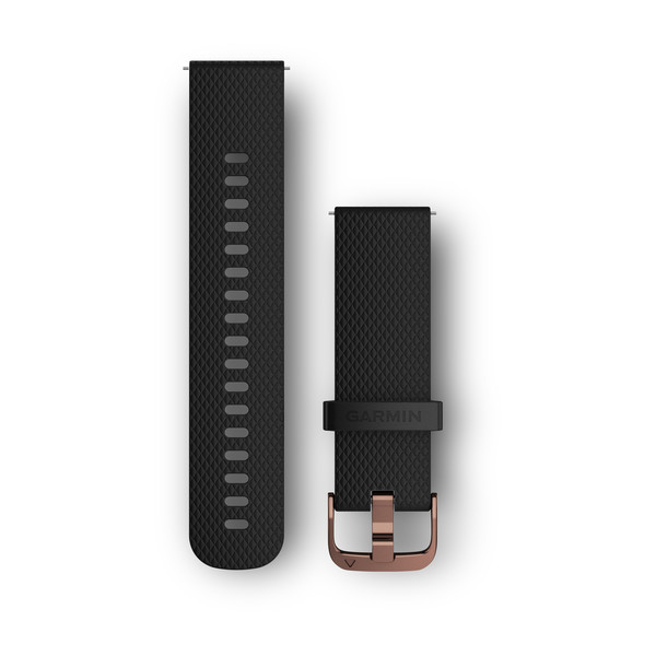 vivomove HR bands, black/rose gold, onze size