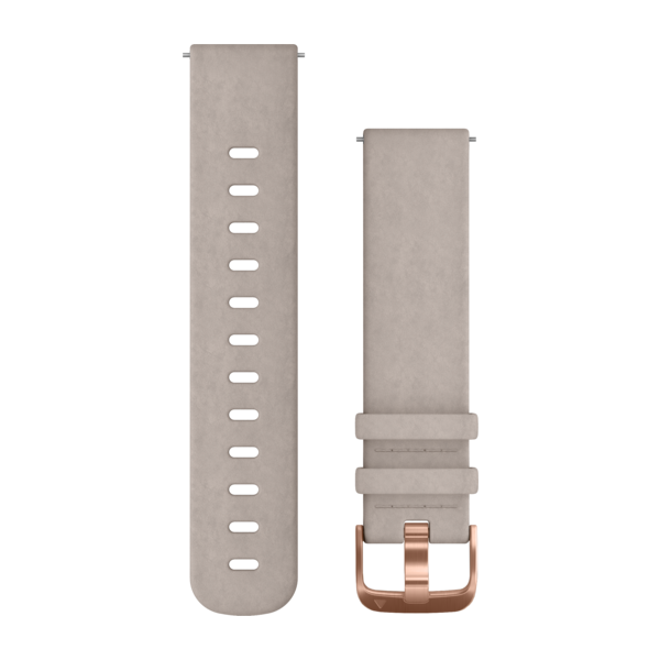 vivomove HR Replacement Band Gray Leather