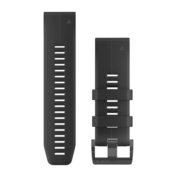 fenix 5X Plus 26mm QuickFit Black Silicone Band