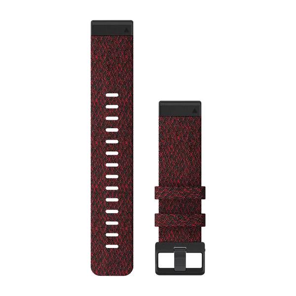 Quickfit 22mm Heathered Red Nylon Band