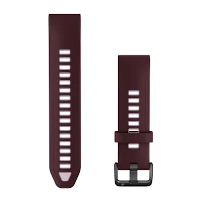 QuickFit 20mm Dark Cherry/Dust Rose silicone