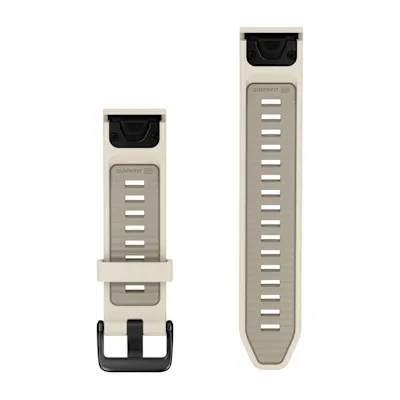 QuickFit 20mm Crème/French Grey silicone