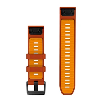 QuickFit 22mm Autumn Orange/Spark Orange silicone