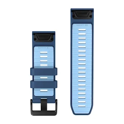 QuickFit 26mm Tidal Blue/Ice Blue silicone