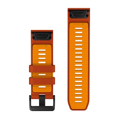 QuickFit 26mm Autumn Orange/Spark Orange silicone