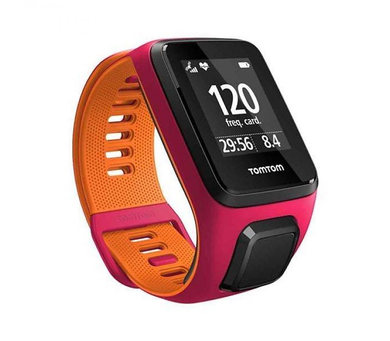 TomTom Runner 3 donker roze/oranje small