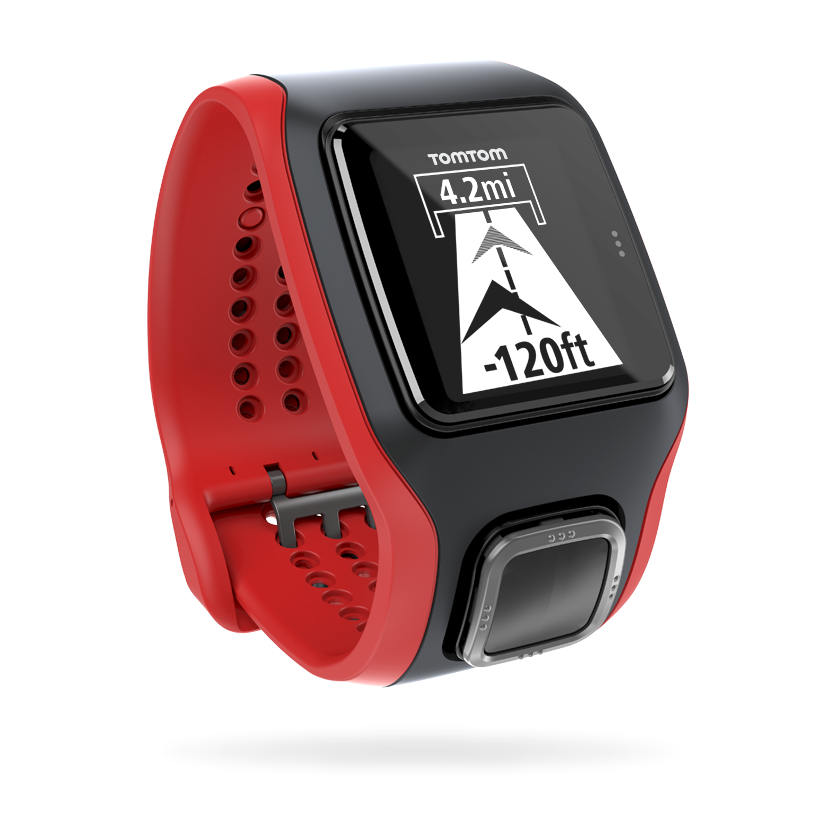 TomTom Multi-Sport Cardio - zwart/rood