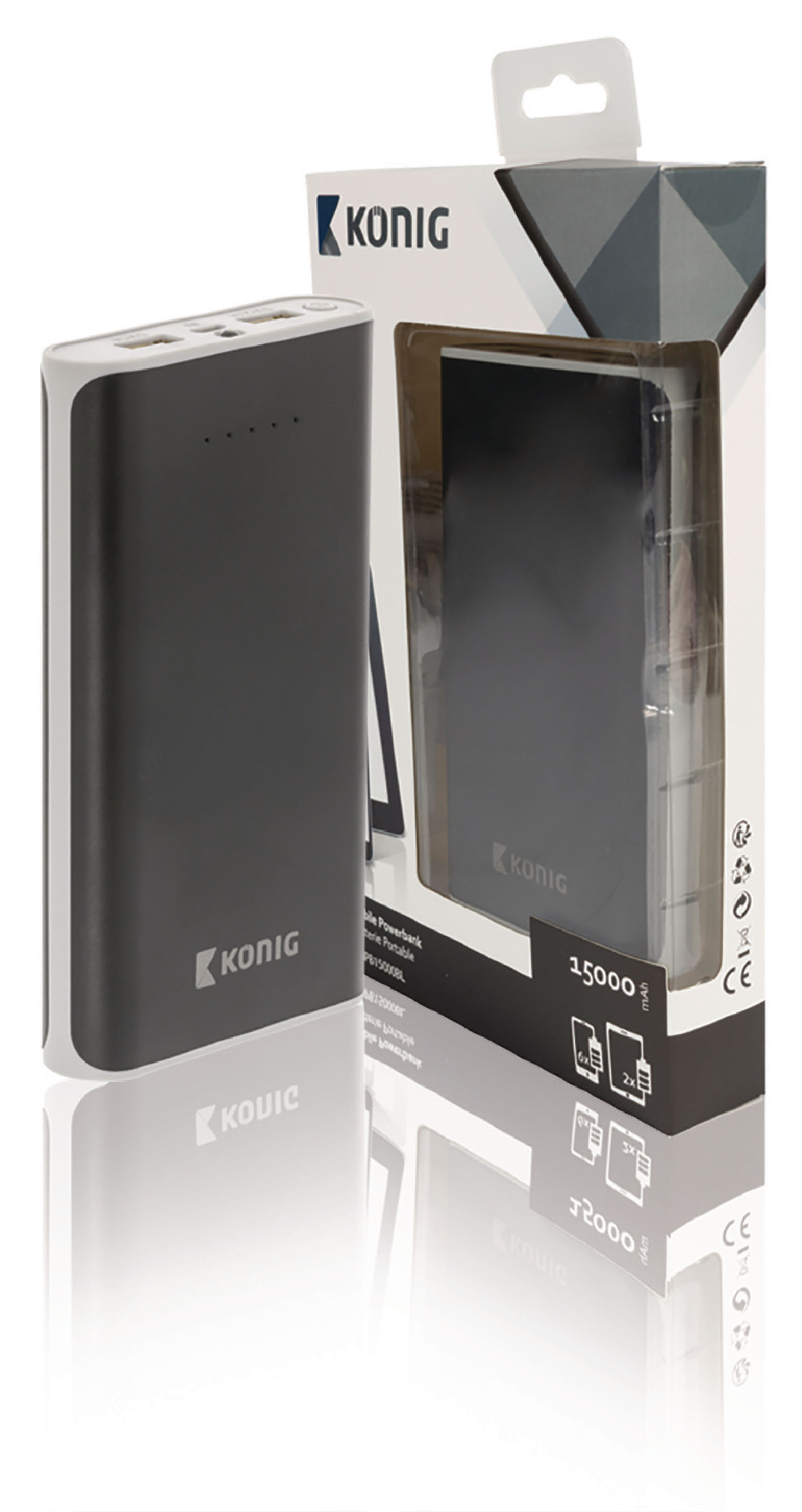 konig powerbank 15000 mah