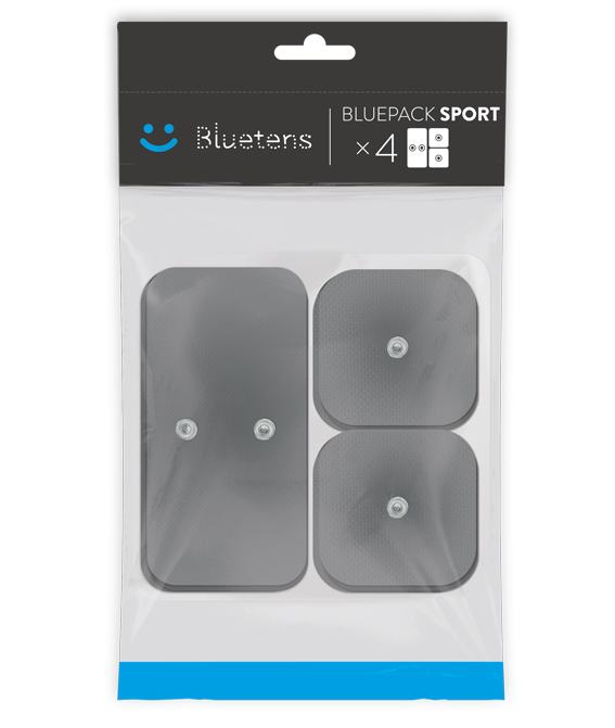 Bluetens Pack of 4 electrodes M and 8 electrodes S to use with the Duo Sport