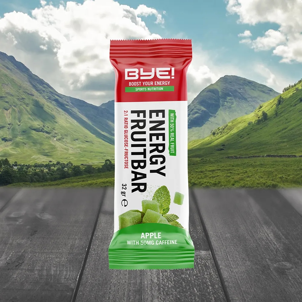 BYE! Apple Energy Fruit Bar – met 50 mg cafeïne