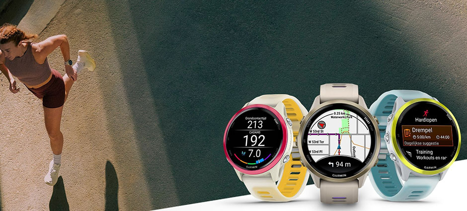 garmin forerunner 970 en 570 serie