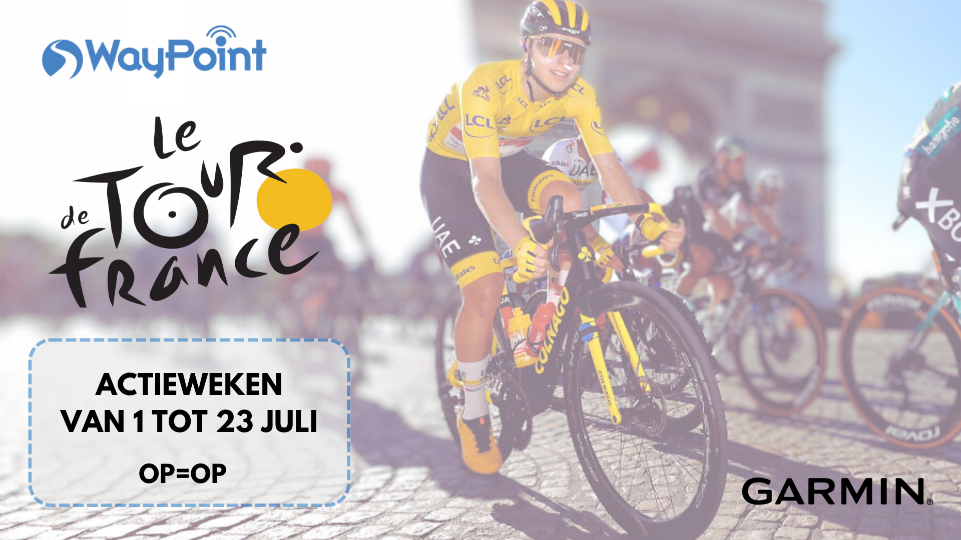 tour de france actie 2023 banner